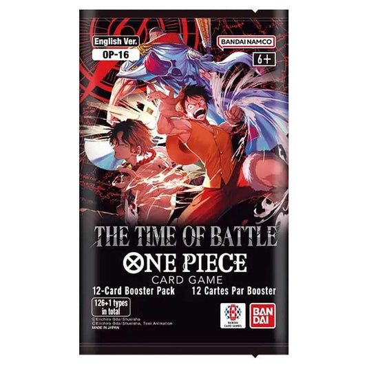 One Piece Card Game OP16 The Time Of Battle Booster Pack English
